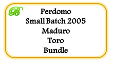 Perdomo Small Batch 2005 Maduro Toro, Bundle 10 stk. (92,50 DKK pr. stk.) [Kan ikke skaffes længere]